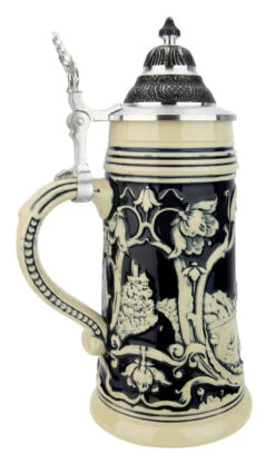 Loreley Rhein River Beer Stein Cobalt 4 Loreley Rhein River Beer Stein Cobalt -German Wine Glass Shop Loreley Rhein River Beer Stein Cobalt KT0233EZ LS SM 21040.1611356481