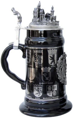 German States Beer Stein 3 German States Beer Stein -German Wine Glass Shop MC6189 LS SM 01790.1479152656