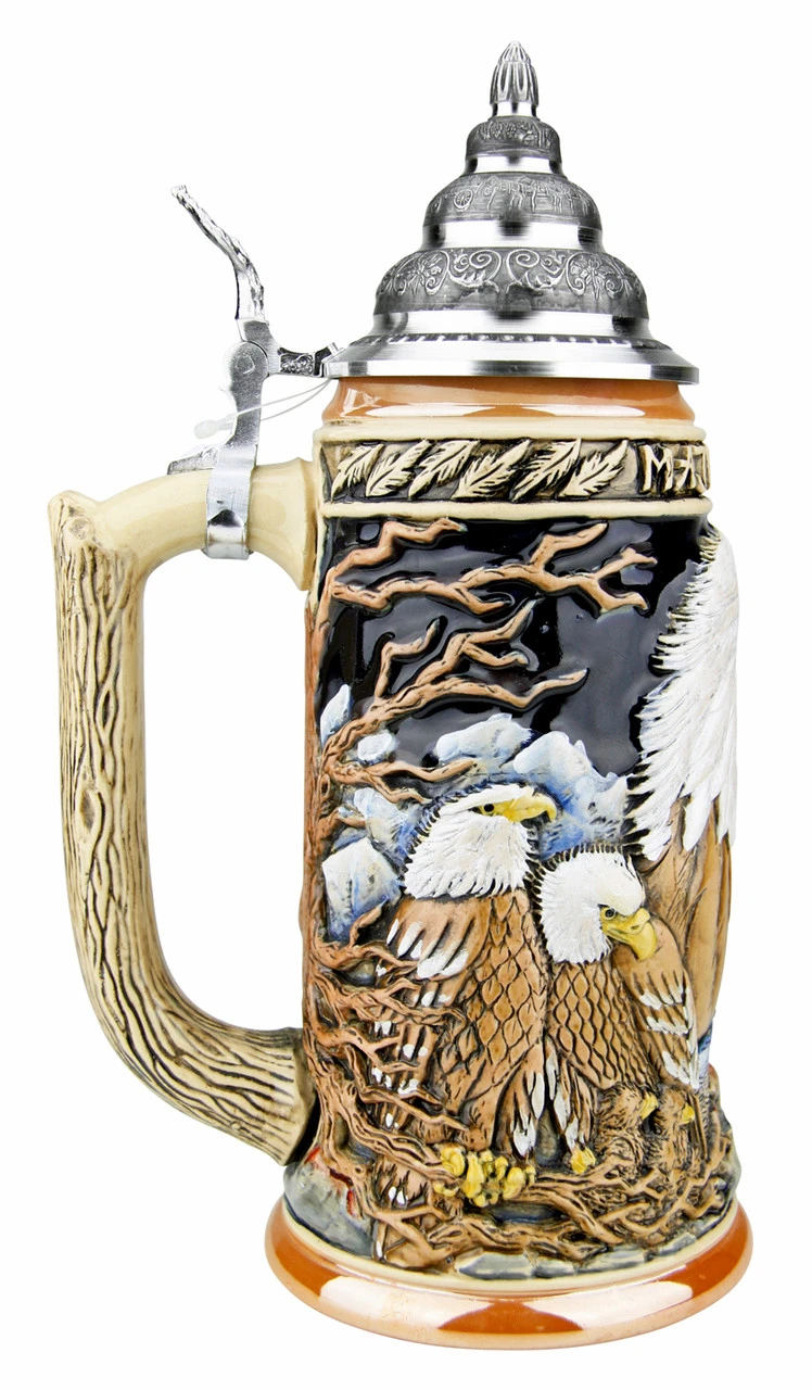Majestic Eagle Beer Stein Majestic Eagle Beer Stein -German Wine Glass Shop Majestic Eagle Beer Stein K958 LS SM 73005.1527115318