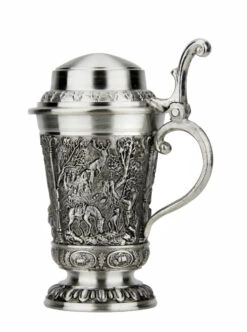 Marksman Hunter Schnapps Pewter Mini Stein | 1 Oz 3 Marksman Hunter Schnapps Pewter Mini Stein | 1 Oz -German Wine Glass Shop Marksman Hunter Schnapps Pewter Mini Stein AS12510 RS SM 55534.1650910104