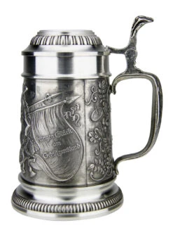 Marksman Pewter Beer Stein -German Wine Glass Shop Marksman Pewter Beer Stein DN8665Z RS Sm 91725.1511080322