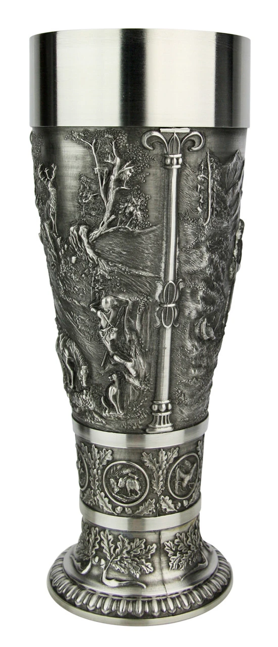 Marksman Pewter Wheat Beer Tulip Marksman Pewter Wheat Beer Tulip -German Wine Glass Shop Marksman Pewter Wheat Beer Tulip AS11307 2 SM 47836.1611520487