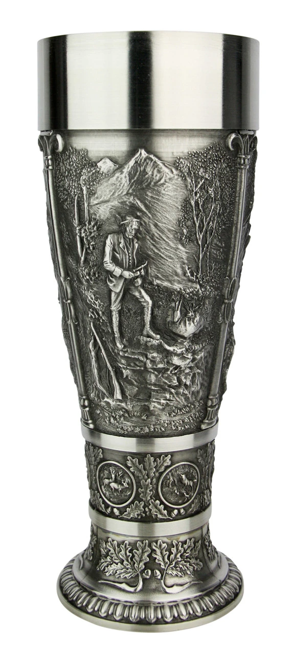 Marksman Pewter Wheat Beer Tulip Marksman Pewter Wheat Beer Tulip -German Wine Glass Shop Marksman Pewter Wheat Beer Tulip AS11307 5 SM 06499.1611520494