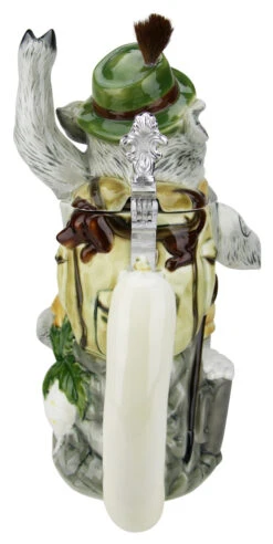 Max The Bavarian Boar Stein -German Wine Glass Shop Max the Bavarian Boar Stein K8003 Back SM 74283.1516918975