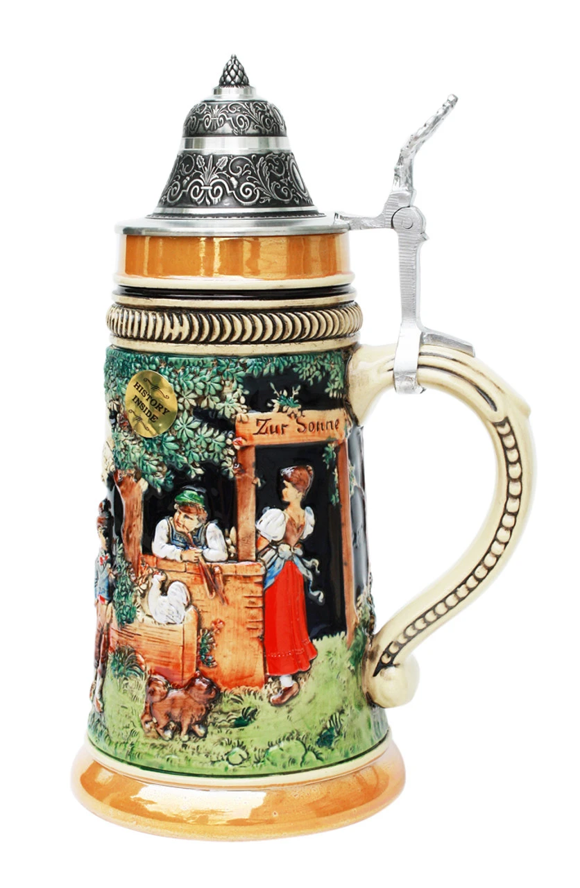 May Celebration Traditional Beer Stein May Celebration Traditional Beer Stein -German Wine Glass Shop May Dance Traditional Beer Stein KT0280BZ RS SM 32415.1401397822