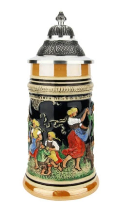 May Dance Traditional German Beer Stein | 0.3 Liter -German Wine Glass Shop May Dance Traditional German Beer Stein 0.3 Liter KT0120BZ FNT SM 74242.1618431091
