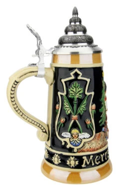 Merry Christmas German Christmas Beer Stein -German Wine Glass Shop Merry Christmas German Christmas Beer Stein K031 LS SM 34067.1585686214