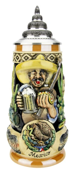 Mexico Beer Stein