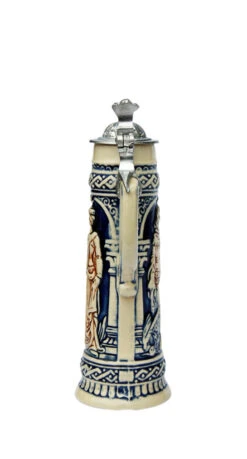 Falconer Mini German Schnapps Stein -German Wine Glass Shop Mini Falconer Beer Stein 0.125 Liter K230E Back SM 44943.1401397991