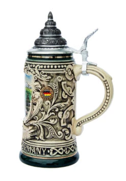 Munich City Skyline Beer Stein 0.4 Liter -German Wine Glass Shop Munich Beer Stein K430RUM RS SM 32597.1401398017