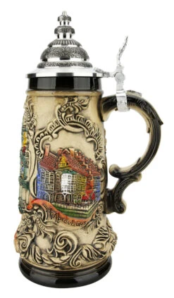 Munich Glockenspiel Beer Stein -German Wine Glass Shop Munich Glockenspiel Beer Stein ZB1937906 RS SM 20335.1618881333