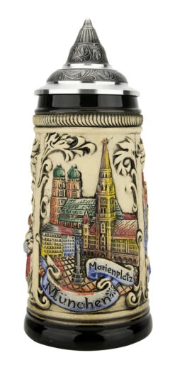 Munich Marienplatz Oktoberfest German Beer Stein
