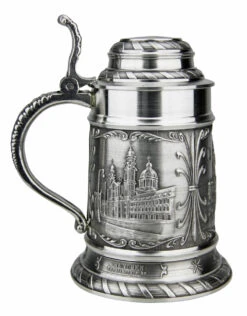 Munich Pewter Beer Stein 4 Munich Pewter Beer Stein -German Wine Glass Shop Munich Pewter Beer Stein AS13660 LS SM 14584.1511202630