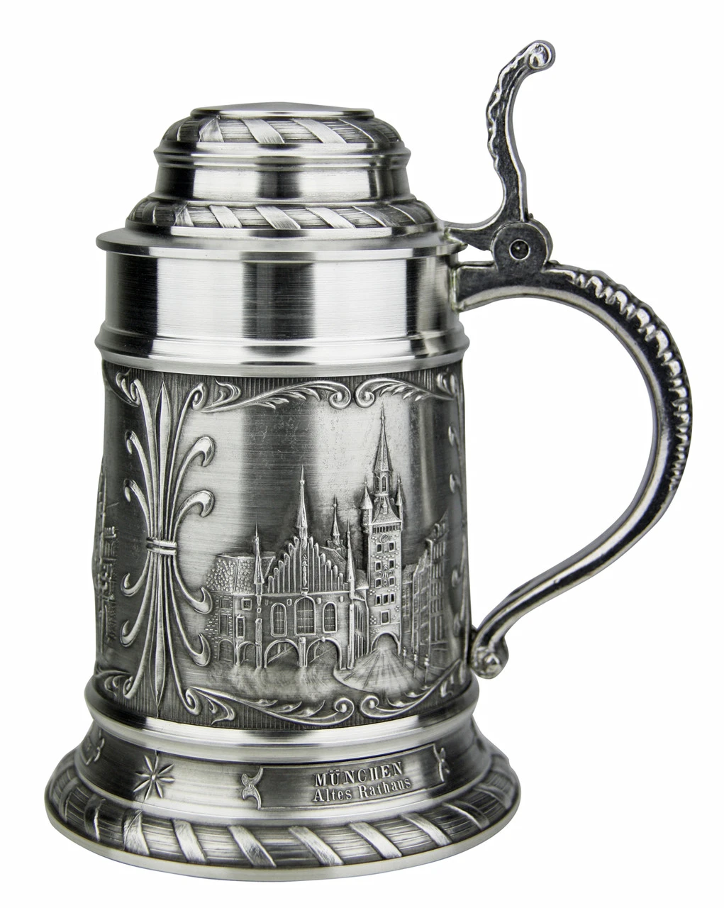 Munich Pewter Beer Stein Munich Pewter Beer Stein -German Wine Glass Shop Munich Pewter Beer Stein AS13660 RS SM 27649.1511202630