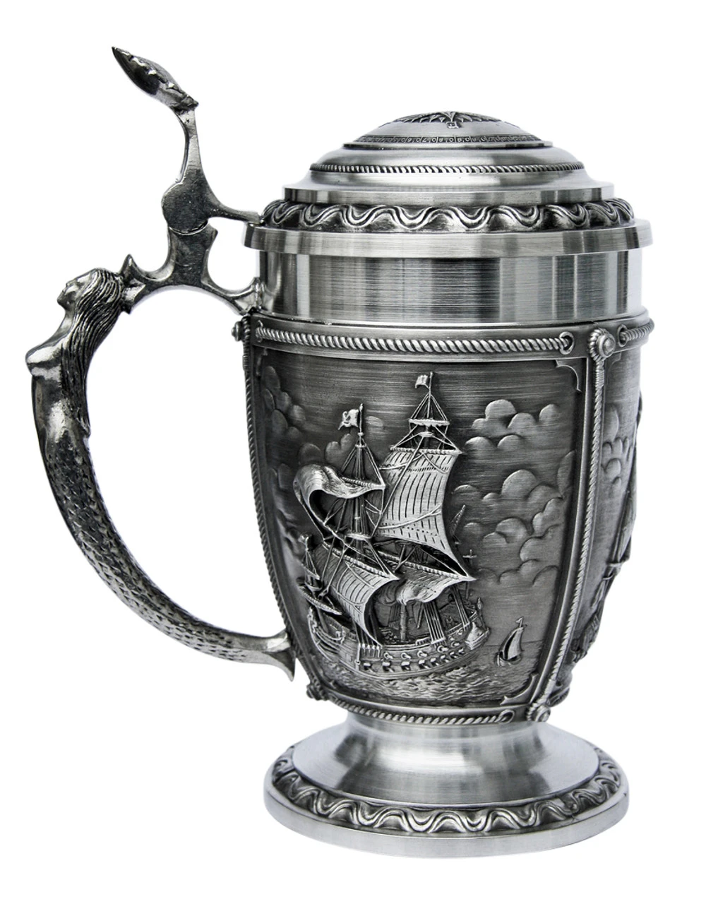 Nautical La Paloma Pewter Beer Stein Nautical La Paloma Pewter Beer Stein -German Wine Glass Shop Nautical La Paloma Pewter Beer Stein AS10356 LS SM 71291.1398609640