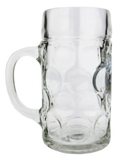Neuschwanstein Dimpled Oktoberfest Glass Beer Mug 1 Liter 2 Neuschwanstein Dimpled Oktoberfest Glass Beer Mug 1 Liter -German Wine Glass Shop Neuschwanstein Dimpled Oktoberfest Glass Beer Mug 1 Liter GS047NEU Side SM 74107.1606615031