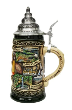 New Zealand Beer Stein Rustic 2 New Zealand Beer Stein Rustic -German Wine Glass Shop New Zealand Beer Stein Rustic K300RRUN RS SM 23791.1446647664