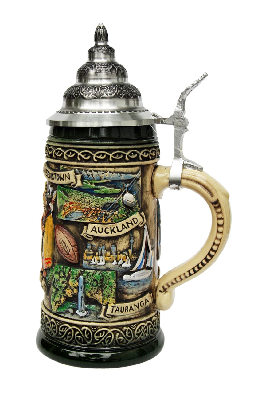 New Zealand Beer Stein Rustic New Zealand Beer Stein Rustic -German Wine Glass Shop New Zealand Beer Stein Rustic K300RRUN RS SM 23791.1446647664
