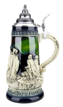 Northern Lights Viking Beer Stein -German Wine Glass Shop Northern Lights Viking Beer Stein K324 RS SM 71110.1527115087