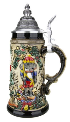 Nutcracker Suite Christmas Beer Stein Rustic -German Wine Glass Shop Nutcracker Suite Christmas Beer Stein Rustic ZB1532906 RS SM 99729.1543363084