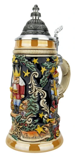 Nutcracker Suite Christmas Beer Stein -German Wine Glass Shop Nutcracker Suite Christmas Beer Stein ZB1532996 RA SM 72070.1694619004