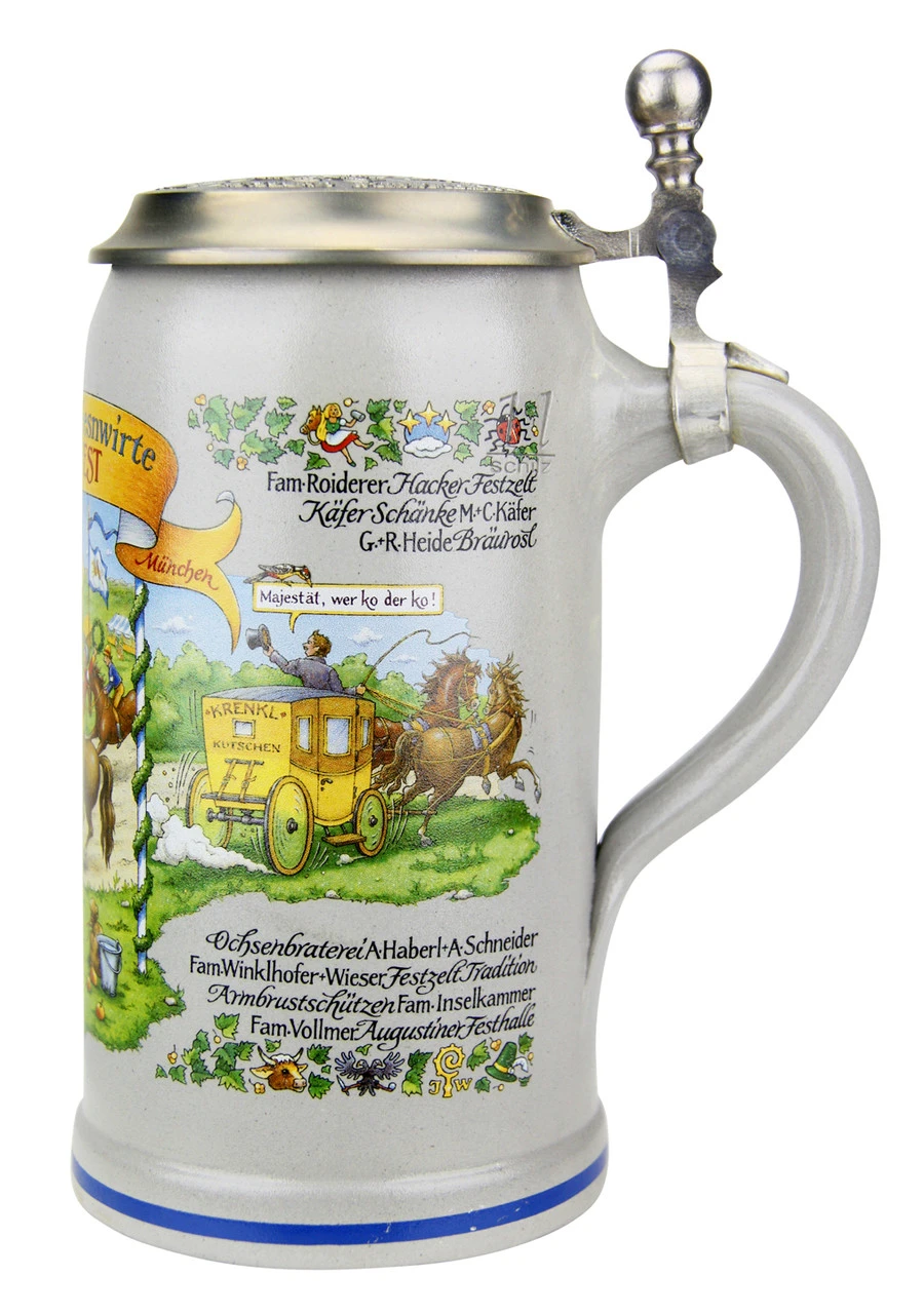 Official Munich Oktoberfest 2015 Wirtekrug Salt Glaze Beer Stein -German Wine Glass Shop Official Munich Oktoberfest 2015 Wirtekrug Salt Glaze Beer Stein RS SM 72432.1500391048