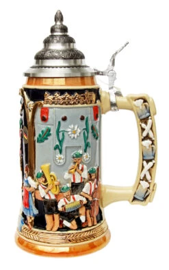 Oktoberfest Celebratory Beer Stein 2 Oktoberfest Celebratory Beer Stein -German Wine Glass Shop Oktoberfest Celebratory Beer Stein K203F RS SM 01177.1500391348