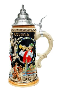 Oktoberfest Dancing Beermaid Beer Stein -German Wine Glass Shop Oktoberfest Dancing Beermaid Beer Stein K202 4A RS SM 11337.1395936826