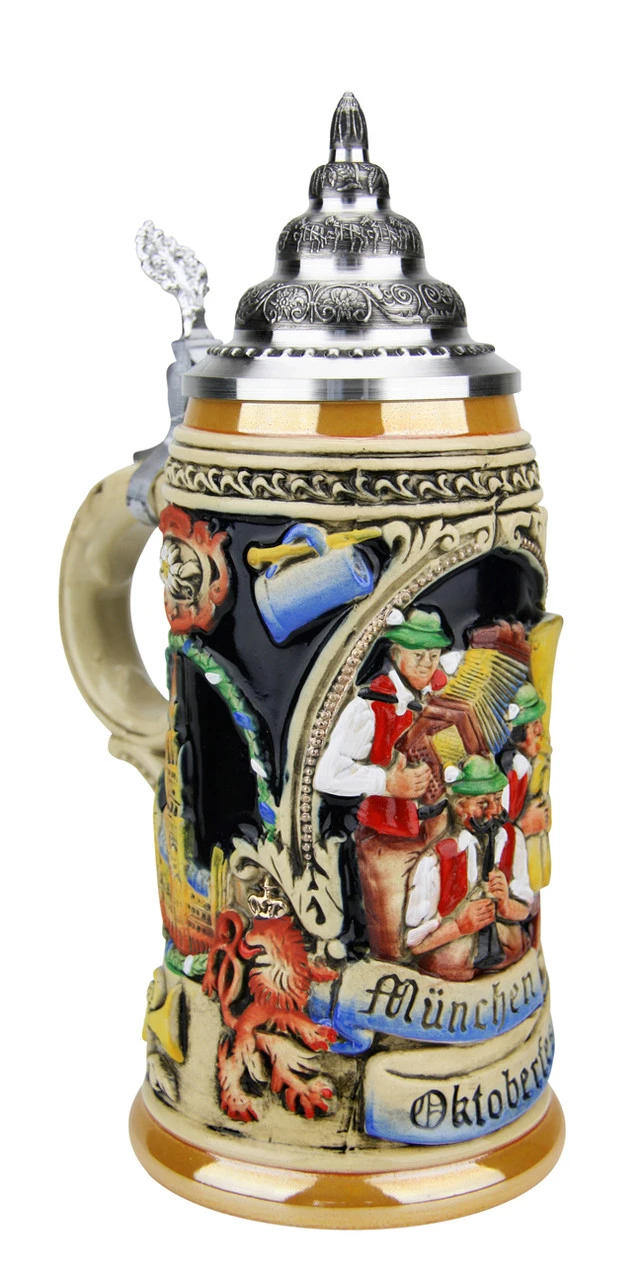 Oktoberfest Oompah Band Beer Stein | 0.4 Liter Oktoberfest Oompah Band Beer Stein | 0.4 Liter -German Wine Glass Shop Oktoberfest Oompah Band Beer Stein 0.4 Liter K202 2BL4 LA SM 49363.1489697230