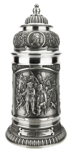 Old Dutch Masters Pewter Beer Stein 2 Old Dutch Masters Pewter Beer Stein -German Wine Glass Shop Old Dutch Masters Pewter Beer Stein AS12137 FNT SM 35825.1618256264