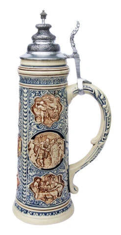 King Limitaet 2008 | Old Testament Handpainted Beer Stein -German Wine Glass Shop Old Testament Limitat 2013 Beer Stein K2038B RS SM 78826.1395936948