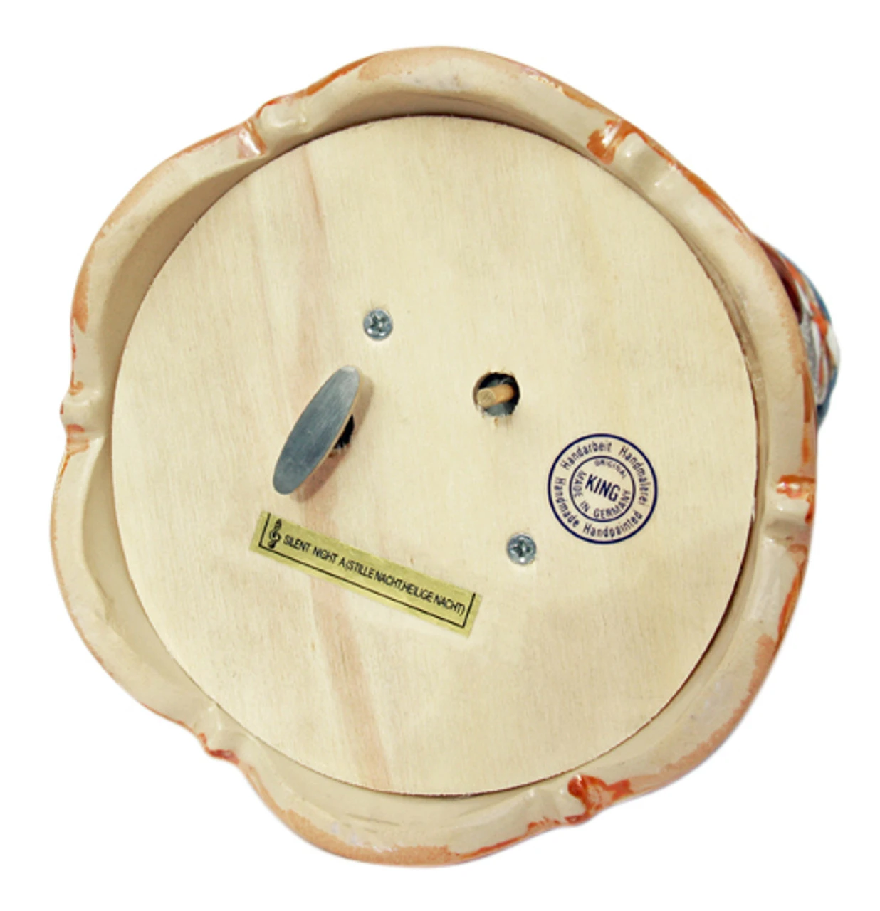 Old World Santa Silent Night Musical Beer Stein -German Wine Glass Shop Old World Santa 1 Liter Musical Silent Night Beer Stein K4000 Bottom SM 07191.1539200201