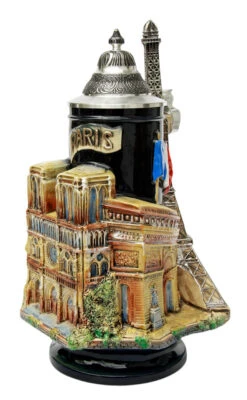Paris France 3D Beer Stein -German Wine Glass Shop Paris France 3D Beer Stein K3963 A2 SM 98243.1417710003