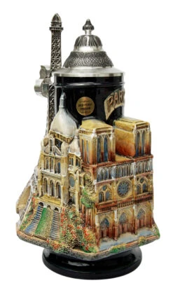 Paris France 3D Beer Stein -German Wine Glass Shop Paris France 3D Beer Stein K3963 A3 SM 94896.1417710002