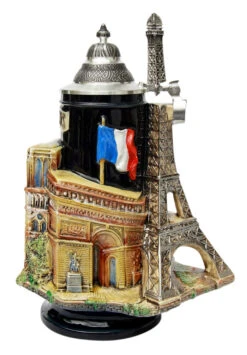 Paris France 3D Beer Stein -German Wine Glass Shop Paris France 3D Beer Stein K3963 RS SM 29946.1417710006