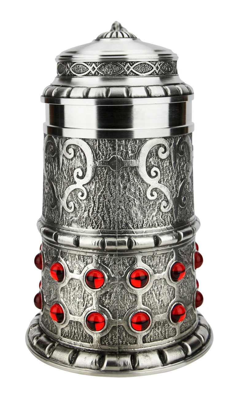 Pewter Rubin Swarovski Beer Stein Pewter Rubin Swarovski Beer Stein -German Wine Glass Shop Pewter Rubin Swarovski Beer Stein AS13115 FNT SM 19684.1618255275
