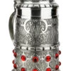 Pewter Rubin Swarovski Beer Stein