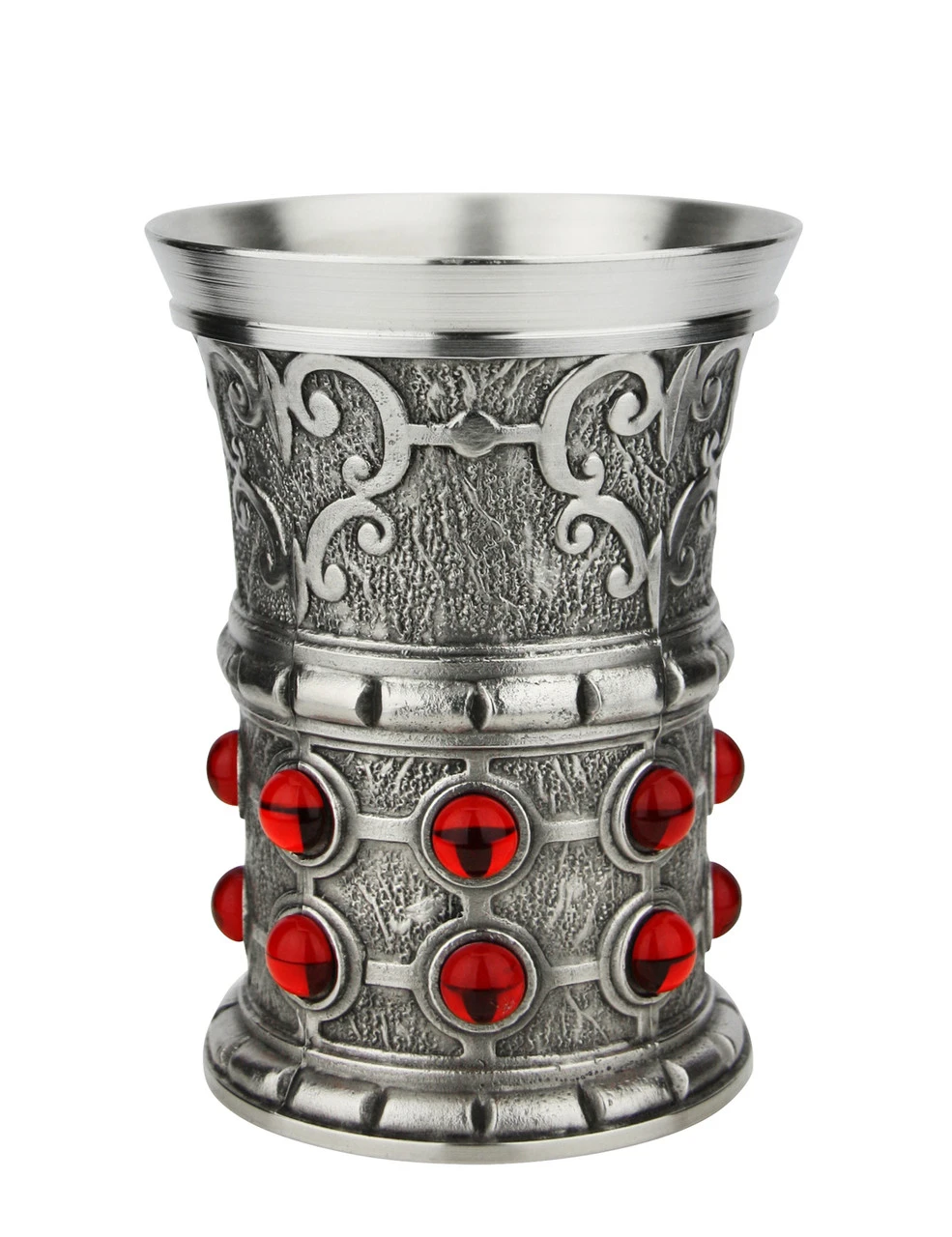 Pewter Rubin Swarovski Chalice Cup Pewter Rubin Swarovski Chalice Cup -German Wine Glass Shop Pewter Rubin Swarovski Chalice Cup AS13110 Side 2 SM 45245.1618251531