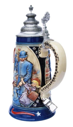 Policeman Beer Stein -German Wine Glass Shop Policeman Beer Stein K30111 Angle SM 85699.1401398765