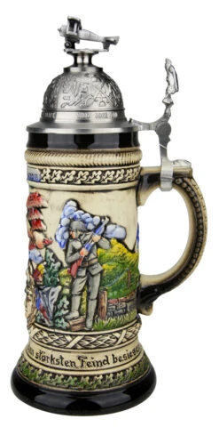 Red Baron Beer Stein -German Wine Glass Shop Red Baron Beer Stein ZB19429015 RS SM 11099.1516738443