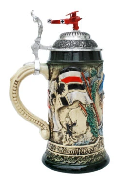 Red Baron Commemorative Beer Stein -German Wine Glass Shop Red Baron Plane Beer Stein KT1000BF LS SM 23007.1401398889