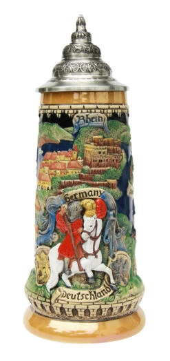 Rhein River Panorama Beer Stein