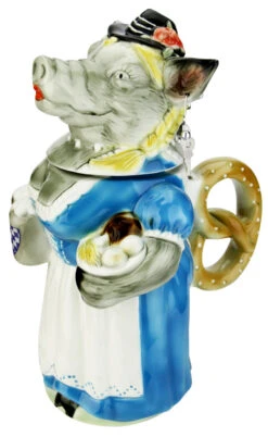 Rosie The Bavarian Boaress Beer Stein -German Wine Glass Shop Rosie the Bavarian Boaress Beer Stein K8004 RA SM 25578.1586095862