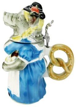 Rosie The Bavarian Boaress Beer Stein -German Wine Glass Shop Rosie the Bavarian Boaress Beer Stein K8004 RS SM 14839.1586095867