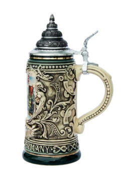 Rothenburg City Skyline Beer Stein 0.4 Liter -German Wine Glass Shop Rothenburg Beer Stein K430RUR RS SM 66518.1401398943