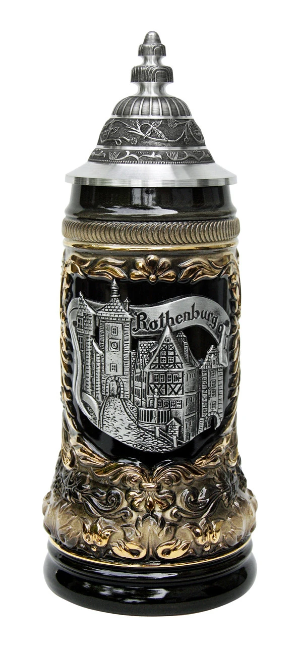 Rothenburg Beer Stein Rothenburg Beer Stein -German Wine Glass Shop Rothenburg Beer Stein ZB1423606R FNT SM 15710.1479152796