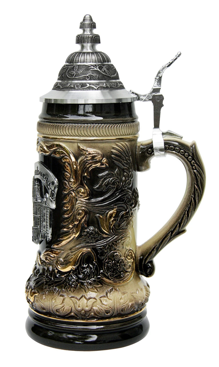 Rothenburg Beer Stein Rothenburg Beer Stein -German Wine Glass Shop Rothenburg Beer Stein ZB1423606R RS Sm 75744.1479152796