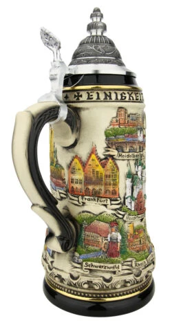 Rothenburg German Beer Stein 3 Rothenburg German Beer Stein -German Wine Glass Shop Rothenburg German Beer Stein ZB1424S6969 Back SM 82838.1650121470