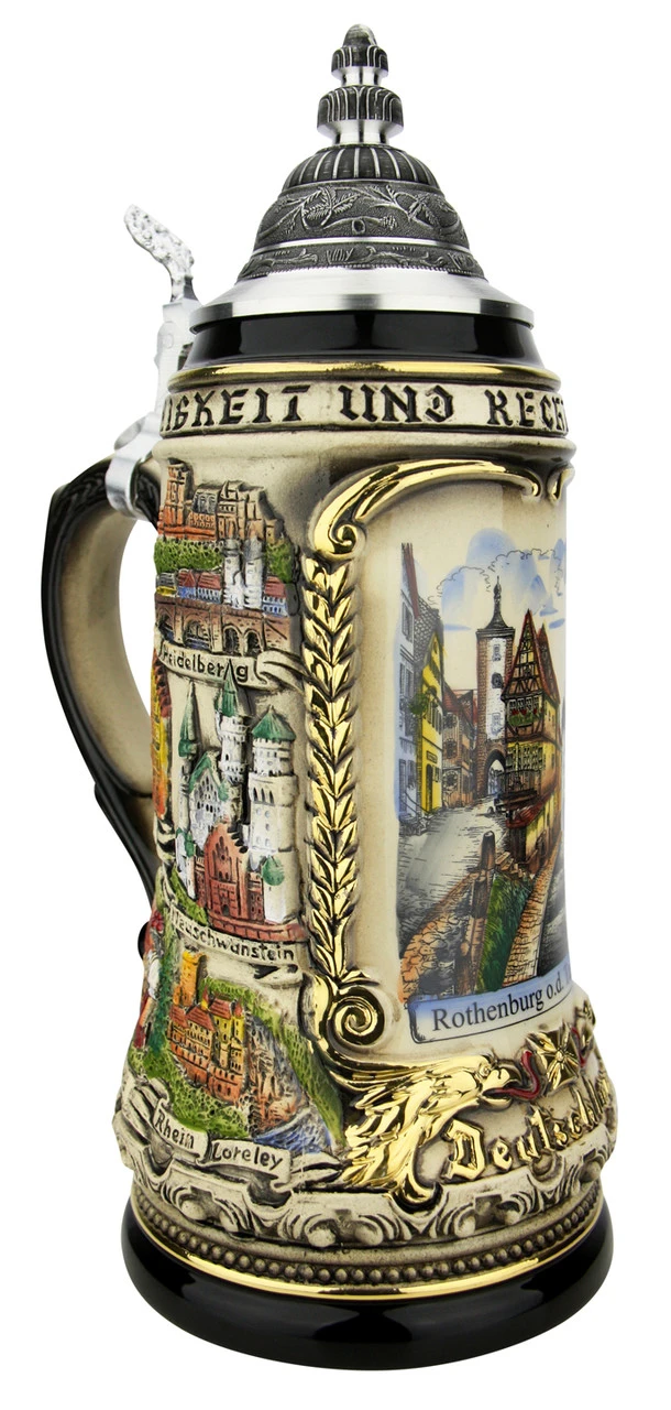Rothenburg German Beer Stein Rothenburg German Beer Stein -German Wine Glass Shop Rothenburg German Beer Stein ZB1424S6969 LA SM 79100.1650121286