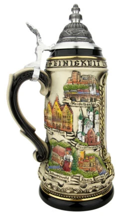 Rothenburg German Beer Stein 4 Rothenburg German Beer Stein -German Wine Glass Shop Rothenburg German Beer Stein ZB1424S6969 LS SM 52624.1650121273